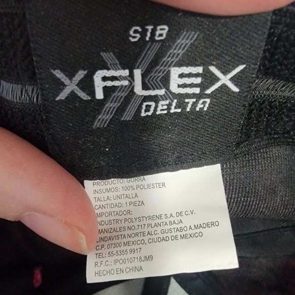 Holbox Mexixo Pink and Black Tie-Dyed Hat - Picture 3 of 3